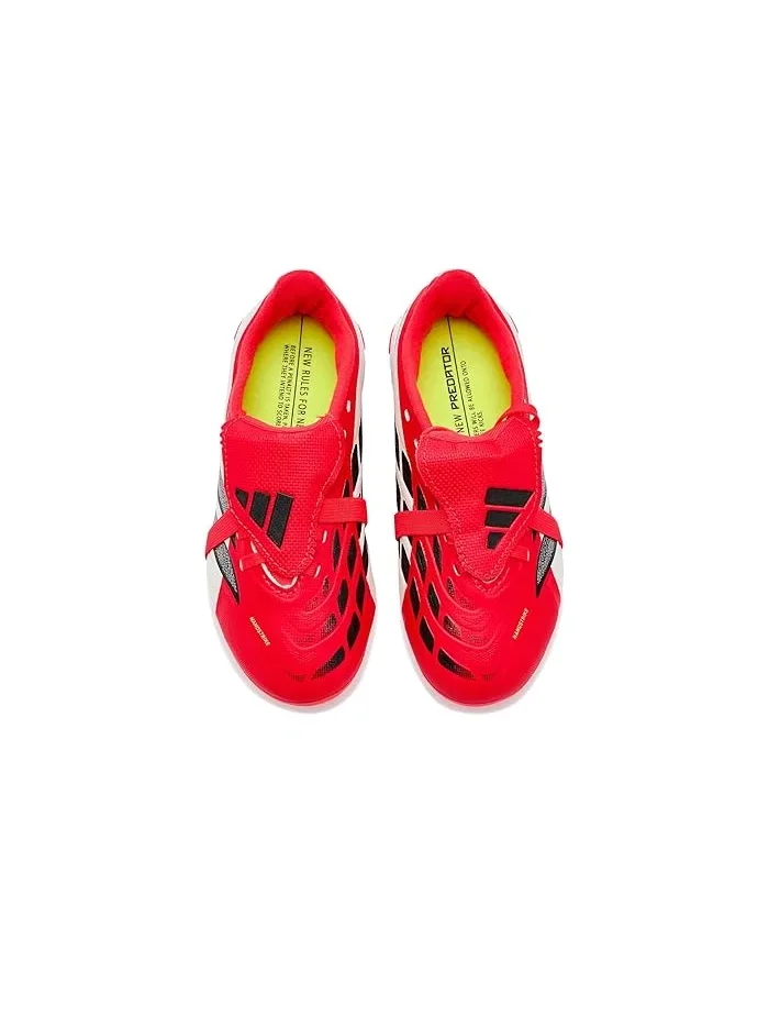Бутсы футбольные Predator League Fold-Over Tongue Adidas Kids — изображение 2 из 4, красный/черный/белый