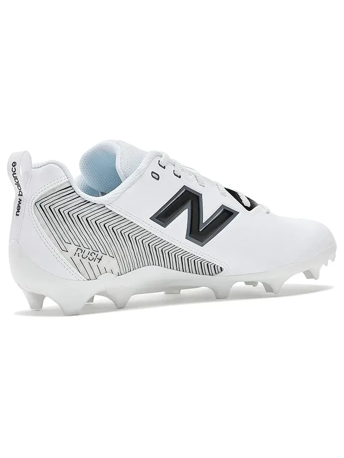 Бутсы для лакросса Rush V5 Low New Balance — изображение 3 из 4, белый/черный/красный
