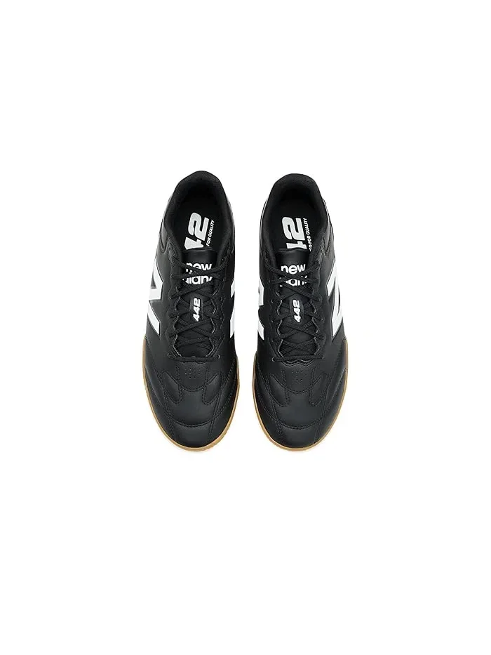 Футбольные бутсы 442 Team In V3 New Balance — изображение 2 из 4, черный/белый