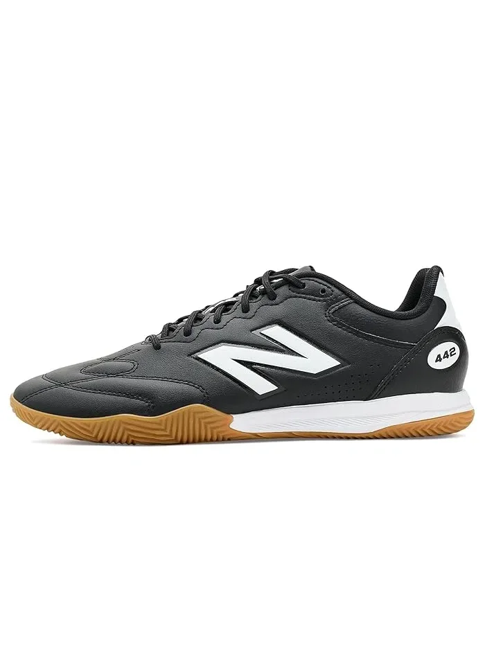 Футбольные бутсы 442 Team In V3 New Balance — изображение 4 из 4, черный/белый