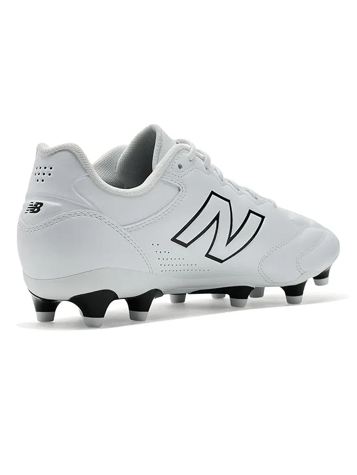 Бутсы футбольные 442 Team FG V3 New Balance — изображение 3 из 4, белый/черный