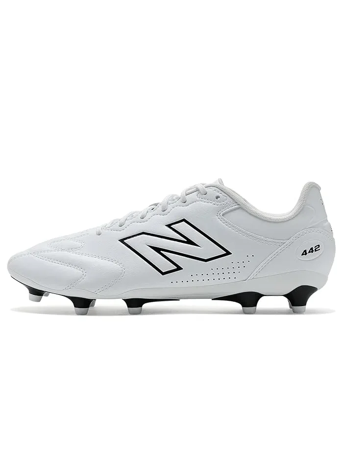 Бутсы футбольные 442 Team FG V3 New Balance — изображение 4 из 4, белый/черный