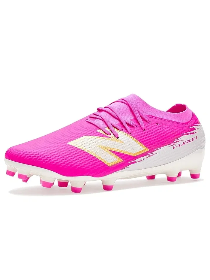 Футбольные бутсы Furon Team Mg V8 New Balance — изображение 1 из 4, розовый