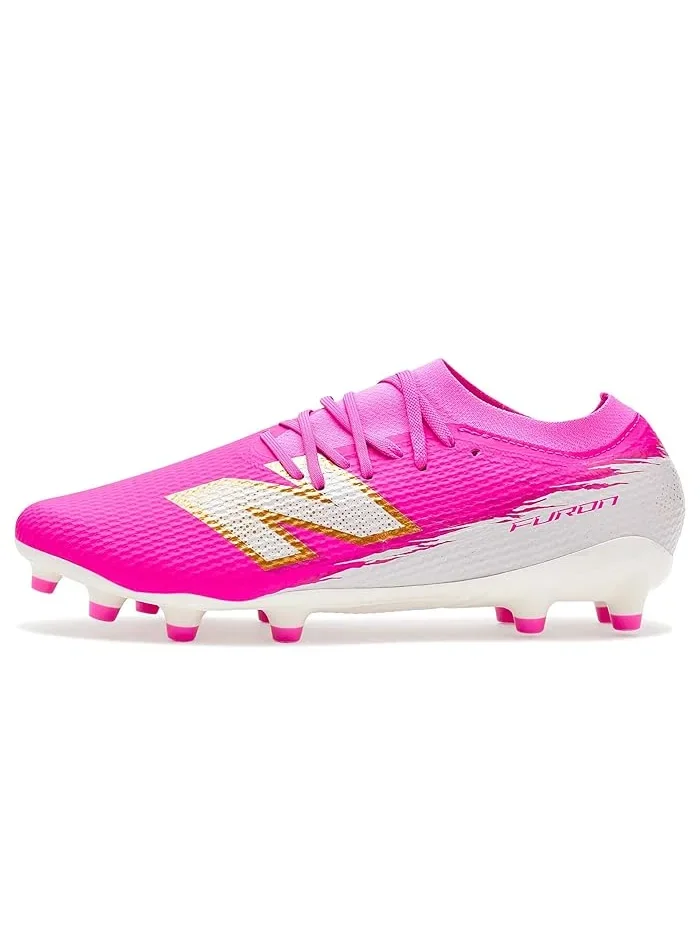 Футбольные бутсы Furon Team Mg V8 New Balance — изображение 4 из 4, розовый