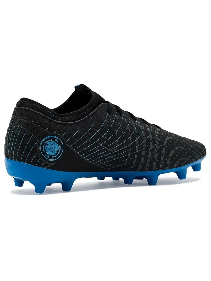 Бутсы футбольные Magnetico Select 5 Under Armour — изображение 3 из 4, черный//синий