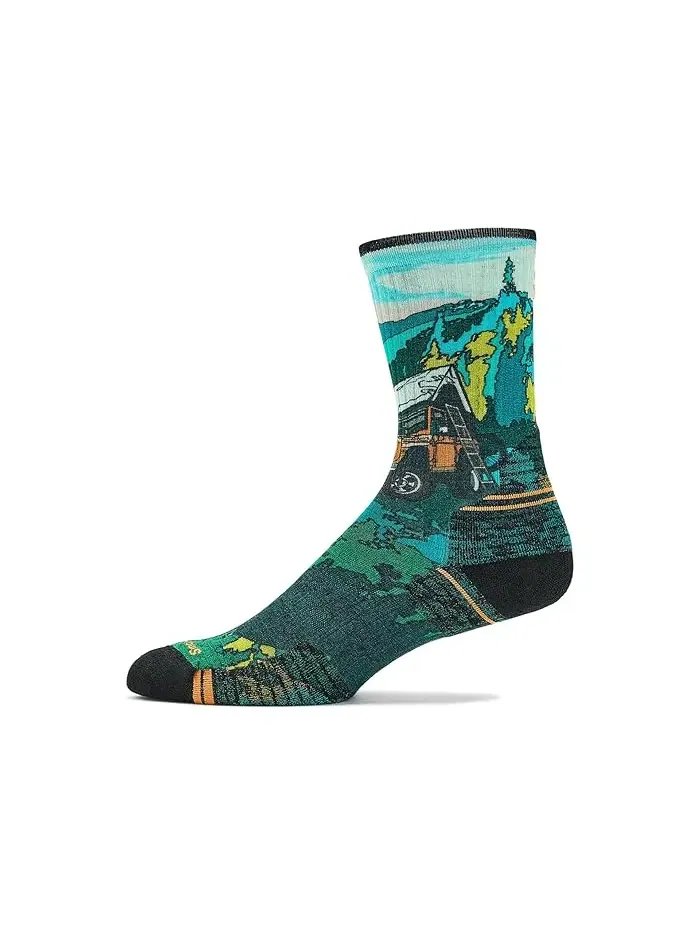 Носки треккинговые Smartwool Hike Targeted Cushion Trail Trekker Print — 1