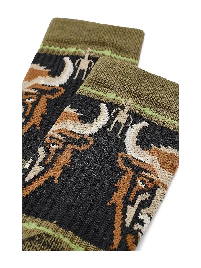 Носки походные Hike Light Cushion Bison Crew Smartwool — 2