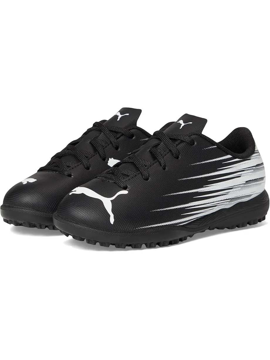 Унисекс детские футбольные бутсы Puma Attacanto Turf (Little Kid/Big Kid) PUMA Kids — изображение 1 из 7, черный/белый