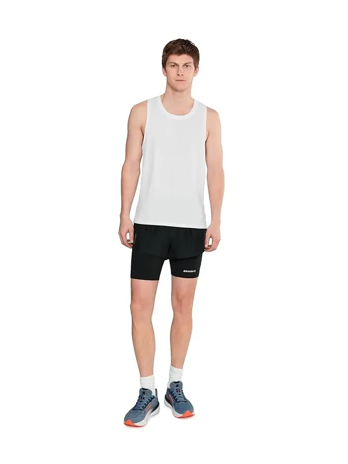 Майка Brooks Dash Singlet — изображение 2 из 5, белый