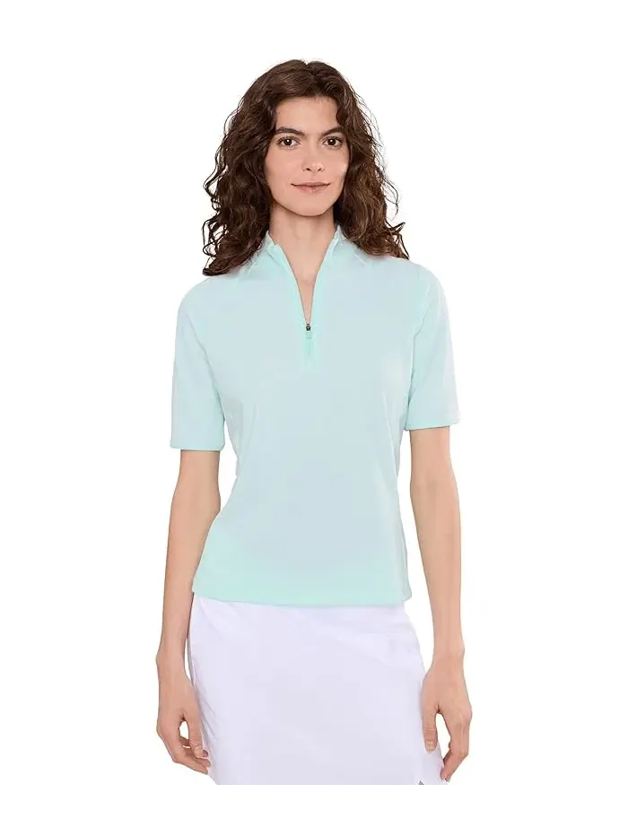Женское поло Rib Play Polo Callaway — изображение 1 из 5, морской бриз