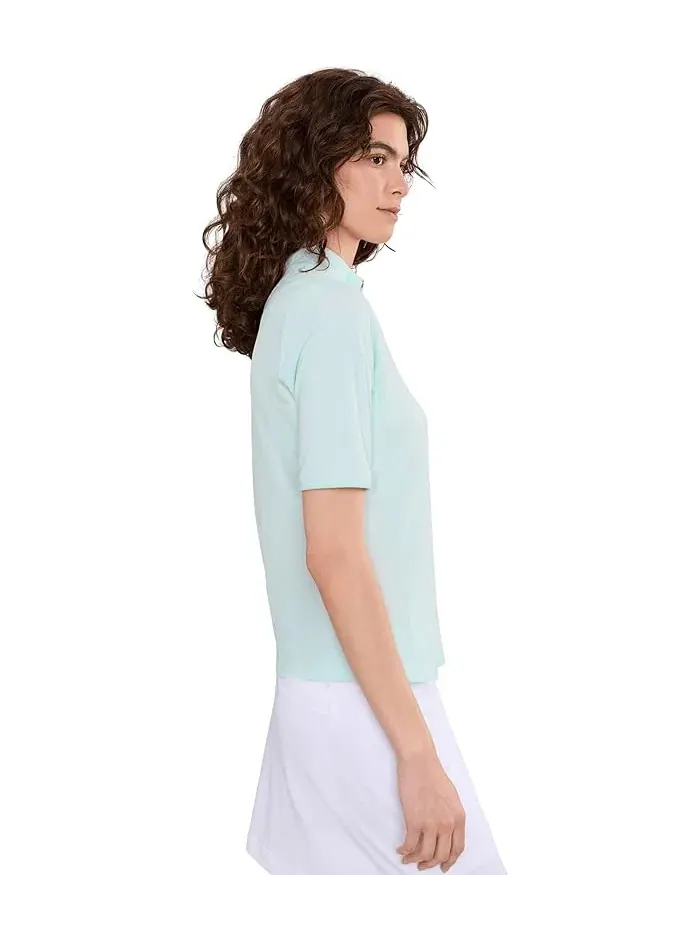 Женское поло Rib Play Polo Callaway — изображение 3 из 5, морской бриз