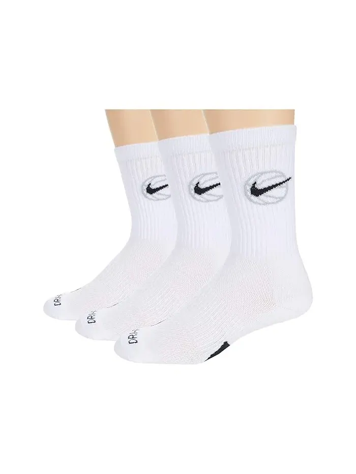 Носки баскетбольные Nike Crew Everyday Bball 3-Pair Pack