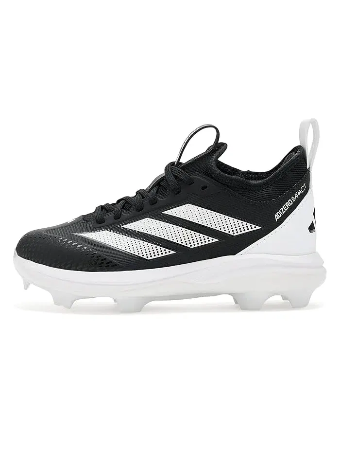 Бейсбольные бутсы Adizero Impact TPU 2.0 Adidas Kids — изображение 4 из 4, черный/белый/белый