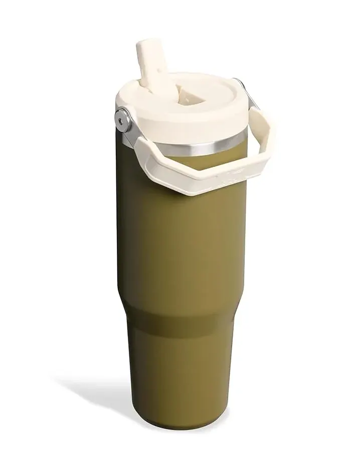 Термокружка IceFlow 2.0 Flip Straw Tumbler 30 oz Stanley — изображение 2 из 3, тимьян