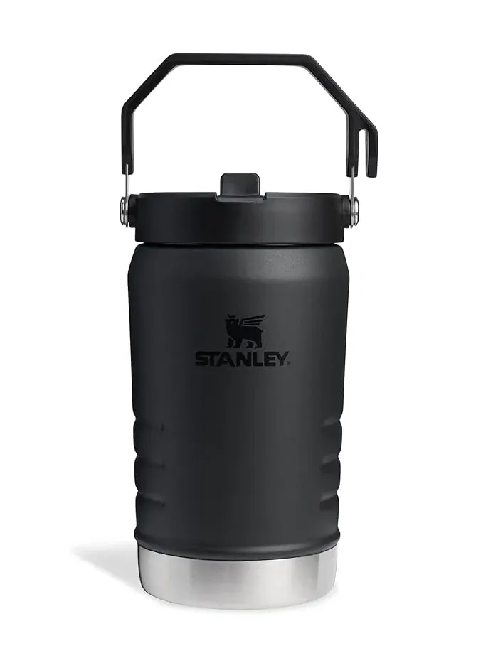 Термос IceFlow 2.0 Flip Straw Jug 40 oz Stanley — черный
