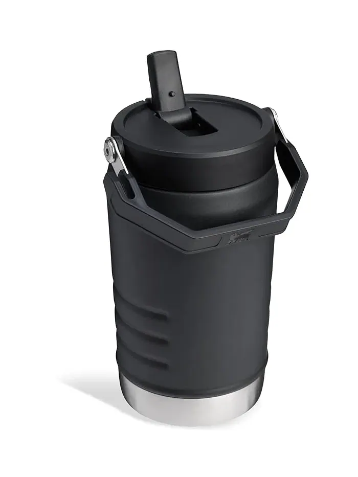 Термос IceFlow 2.0 Flip Straw Jug 40 oz Stanley — изображение 2 из 3, черный