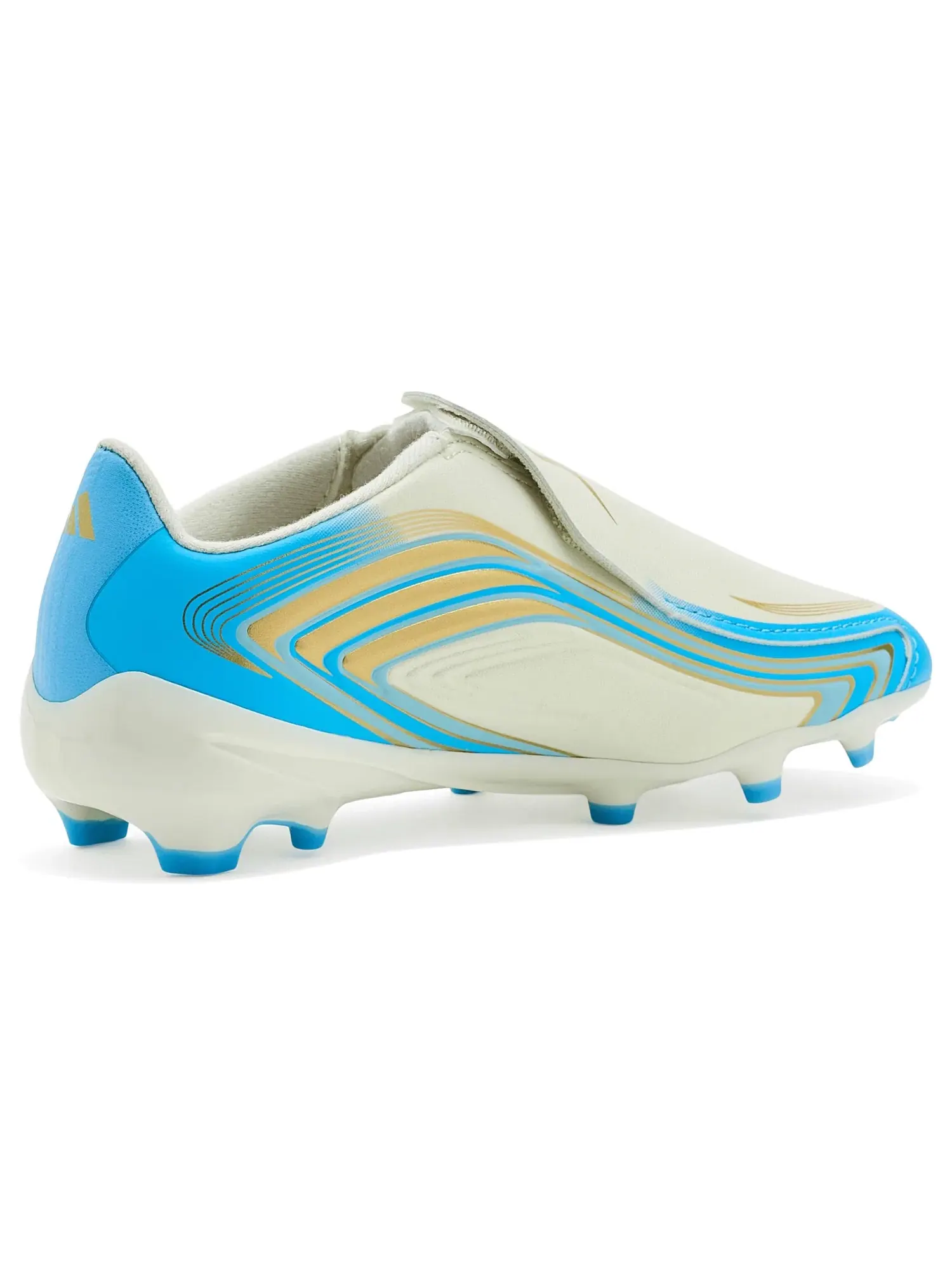 Бутсы F50 Messi League Laceless Firm Ground Football Boo (для маленьких и больших детей) Adidas Kids — изображение 3 из 4