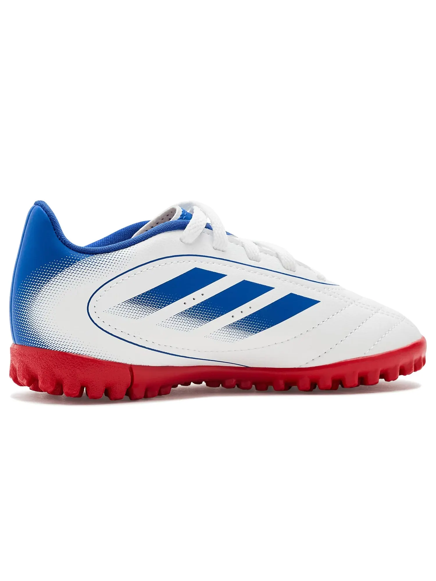 Бутсы Goletto Ix Turf Football (для маленьких и больших детей) Adidas Kids — изображение 3 из 4, белый/синий