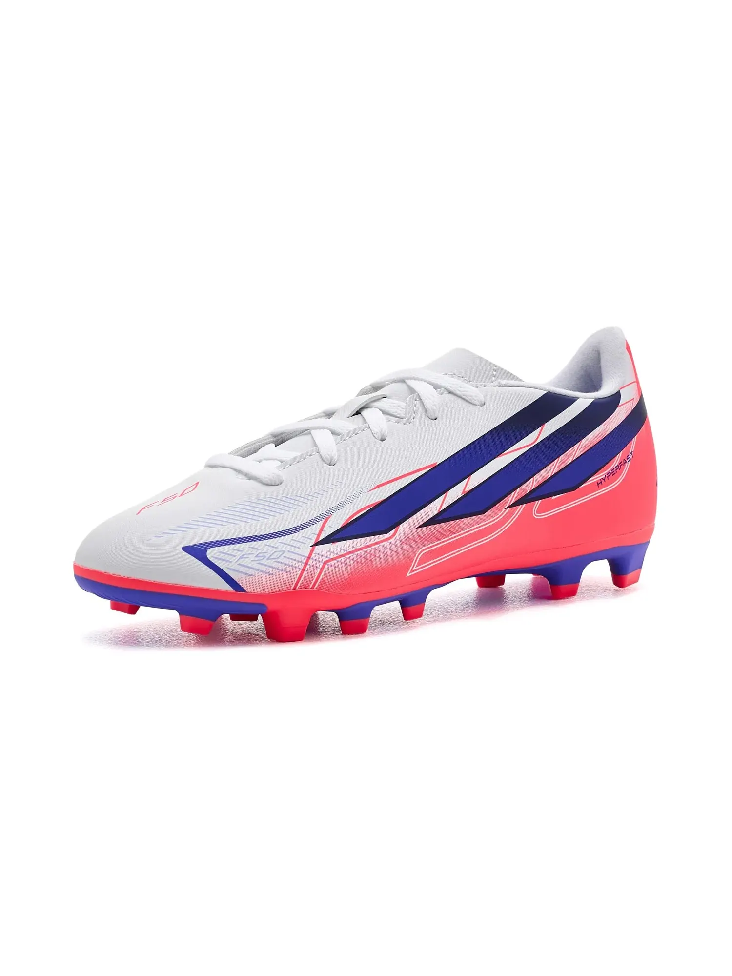 Бутсы F50 Hyperfast Club Firm Ground/Multi Ground Football (для маленьких и больших детей) Adidas Kids — изображение 1 из 4