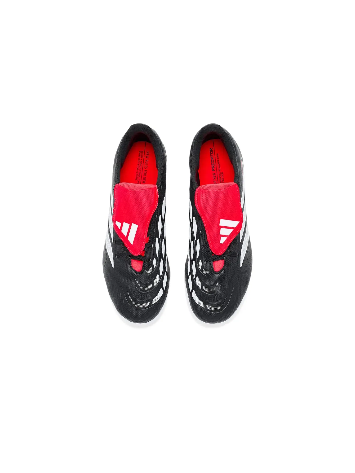 Бутсы Predator Club Ft Tf Soccer Cleats Adidas — изображение 2 из 4, черный/белый/красный