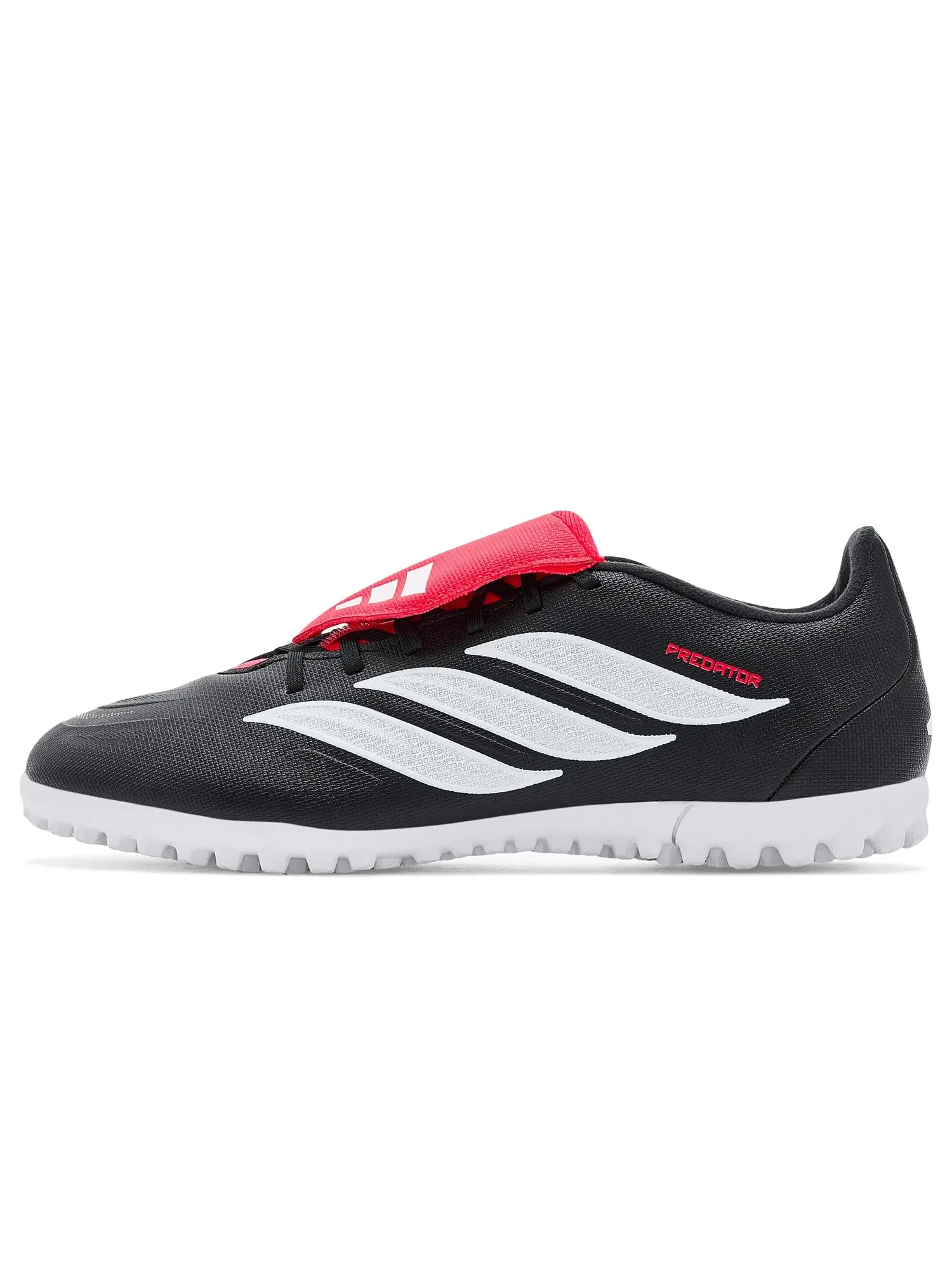 Бутсы Predator Club Ft Tf Soccer Cleats Adidas — изображение 4 из 4, черный/белый/красный