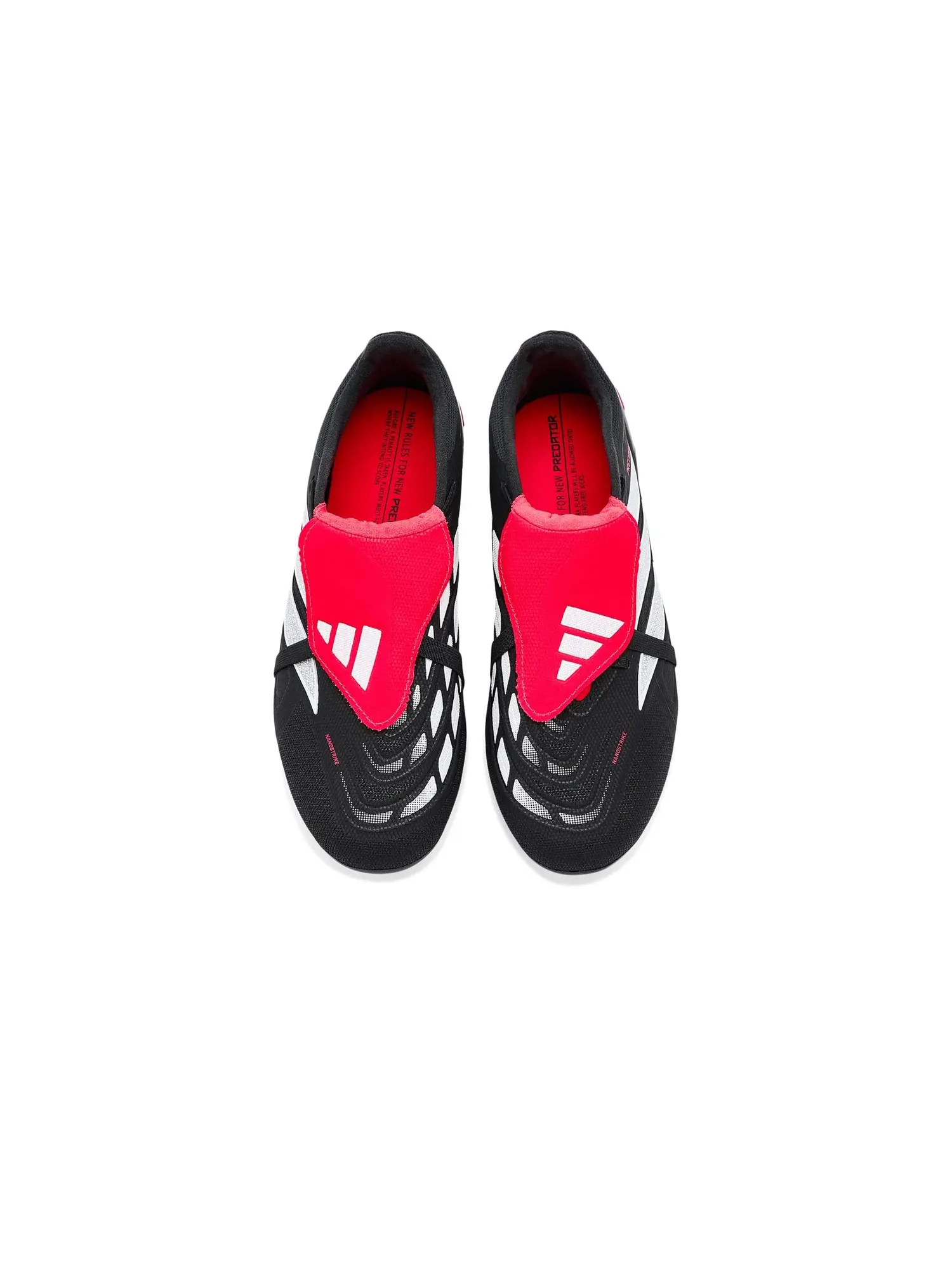 Бутсы Predator League Fold-over Tongue Artificial Ground Soccer Cleats Adidas — изображение 2 из 4, черный/белый/красный