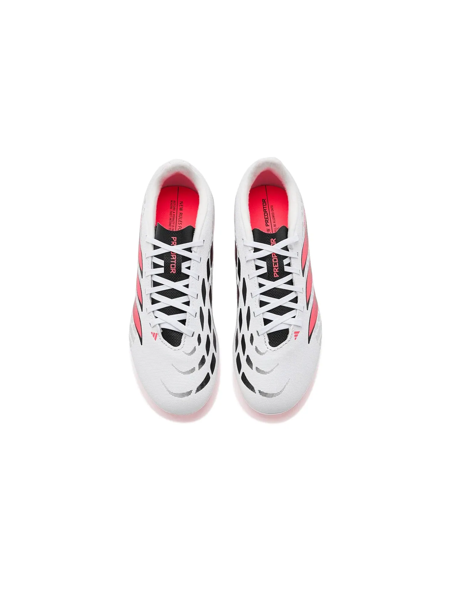 Бутсы Predator Club Firm Ground/Multi Ground (для маленьких и больших детей) Adidas Kids — изображение 2 из 4, белый//черный