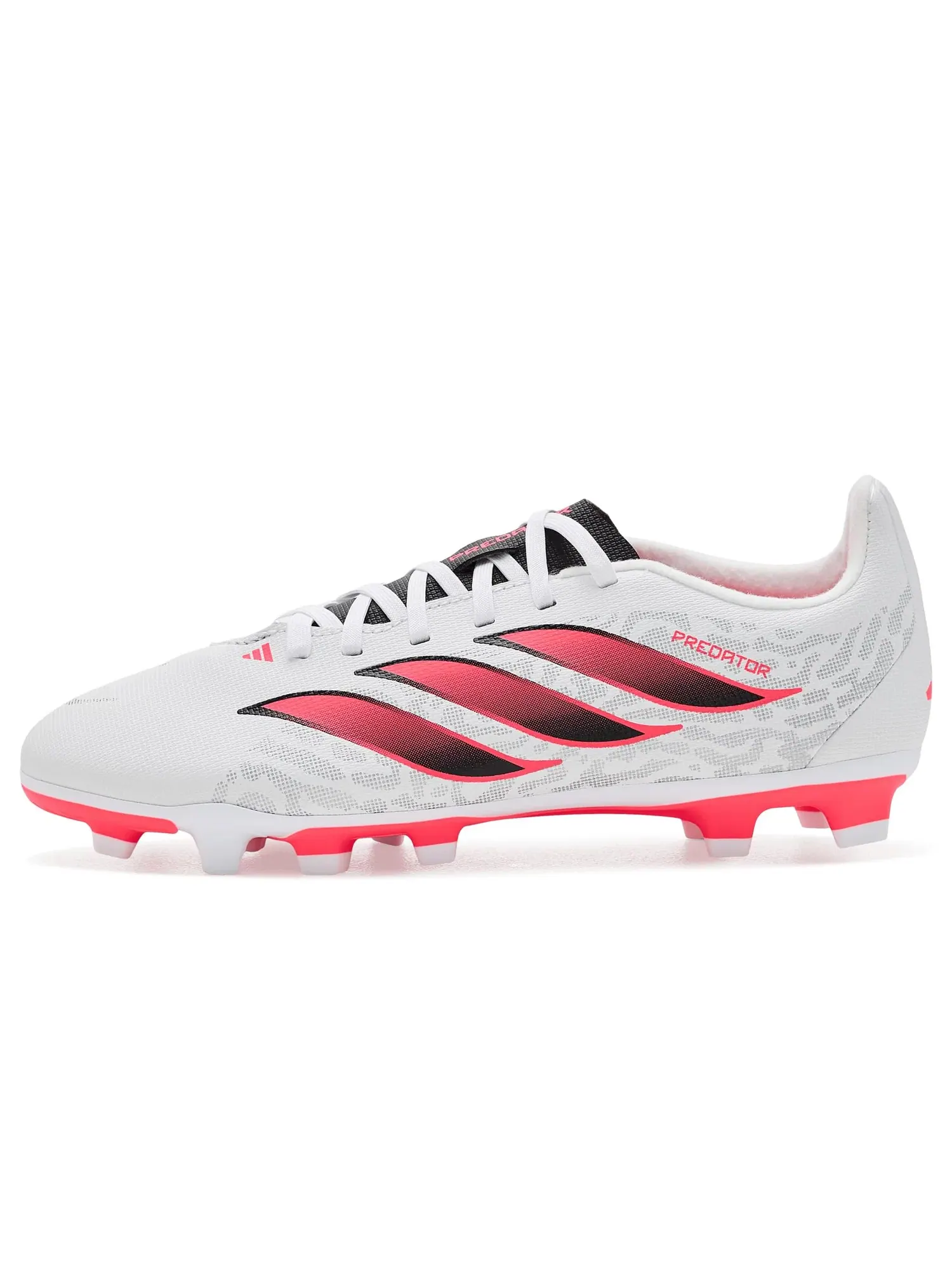 Бутсы Predator Club Firm Ground/Multi Ground (для маленьких и больших детей) Adidas Kids — изображение 4 из 4, белый//черный