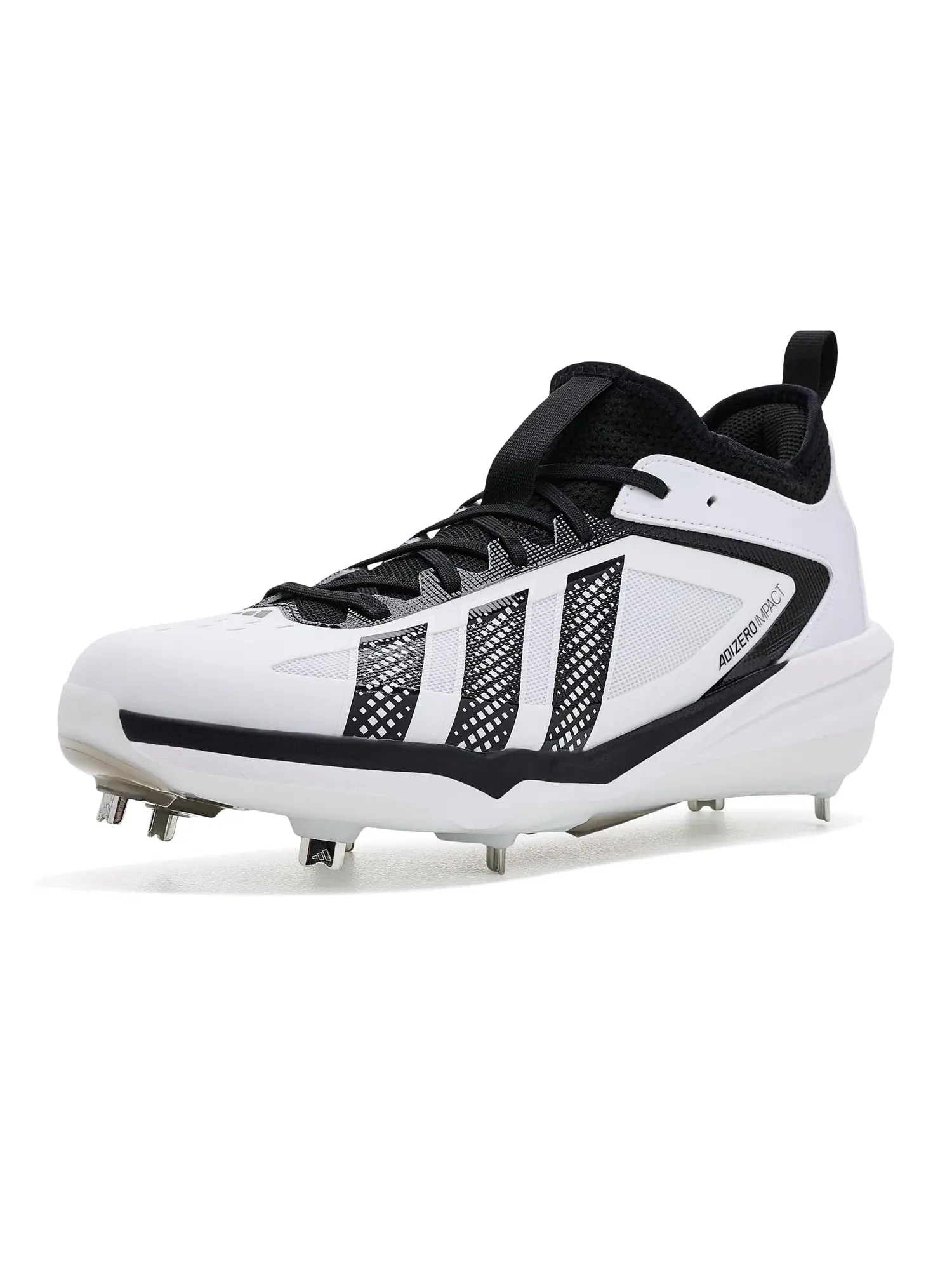 Бейсбольные бутсы Adizero Impact 3.0 Baseball Cleats Adidas — изображение 1 из 4, белый/черный/черный