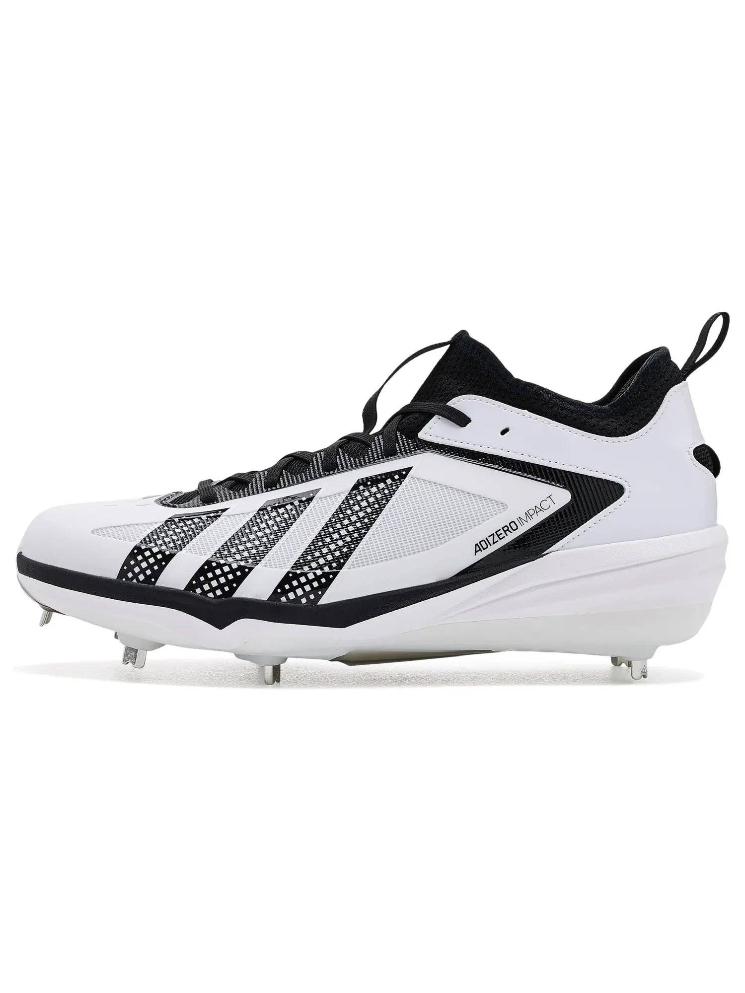 Бейсбольные бутсы Adizero Impact 3.0 Baseball Cleats Adidas — изображение 4 из 4, белый/черный/черный