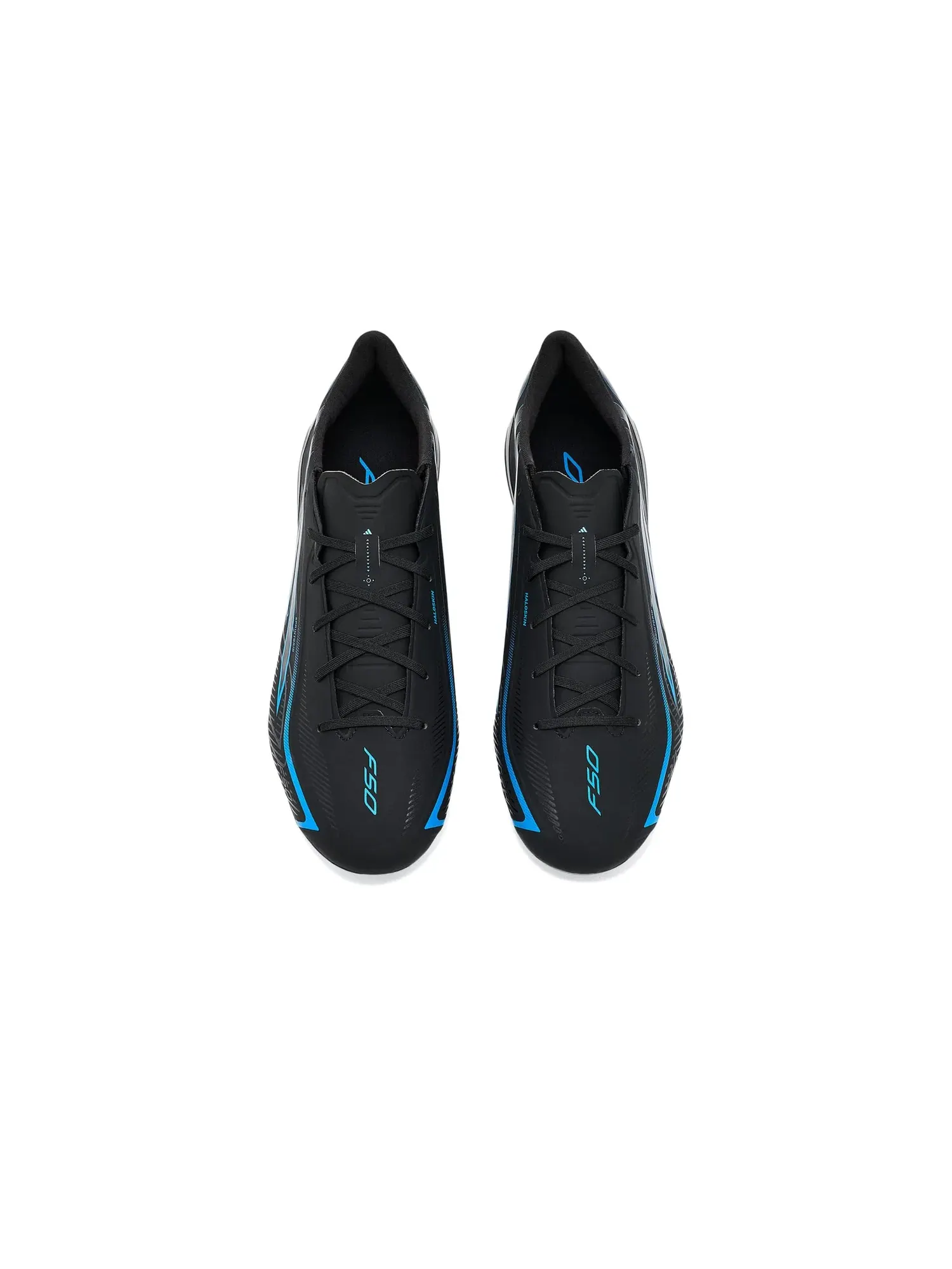 Бутсы F50 Hyperfast League Firm Ground Soccer Cleats Adidas — изображение 2 из 4, черный/черный/синий