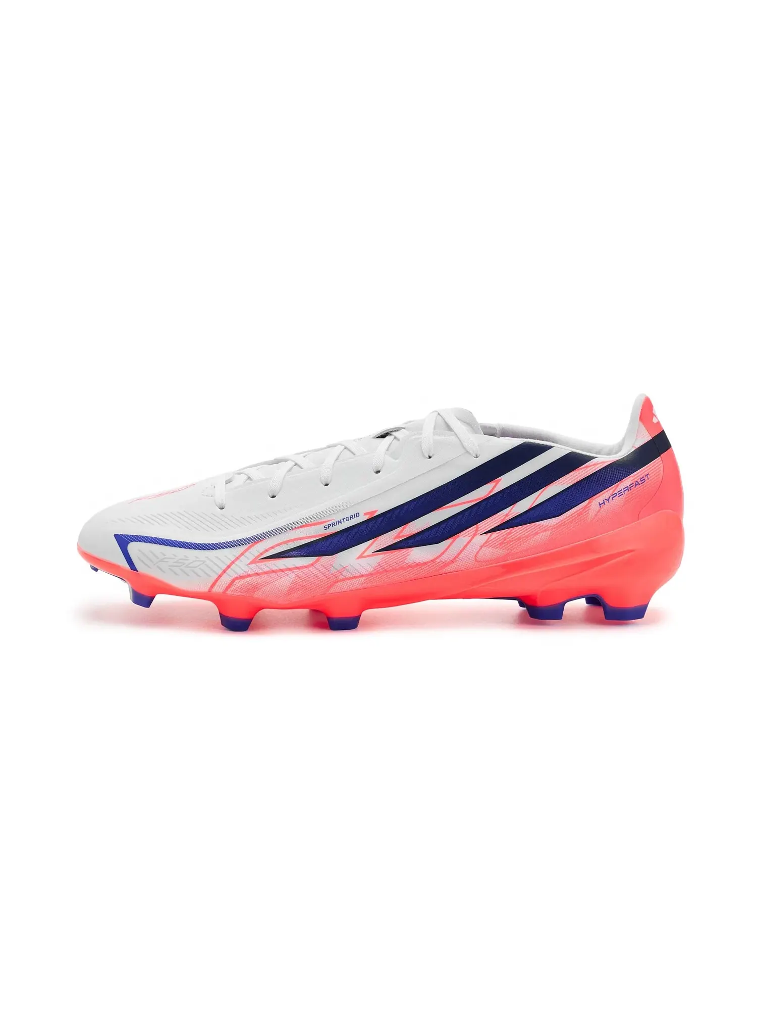 Бутсы F50 Hyperfast League Firm Ground Soccer Cleats Adidas — изображение 4 из 4, белый/фиолетовый