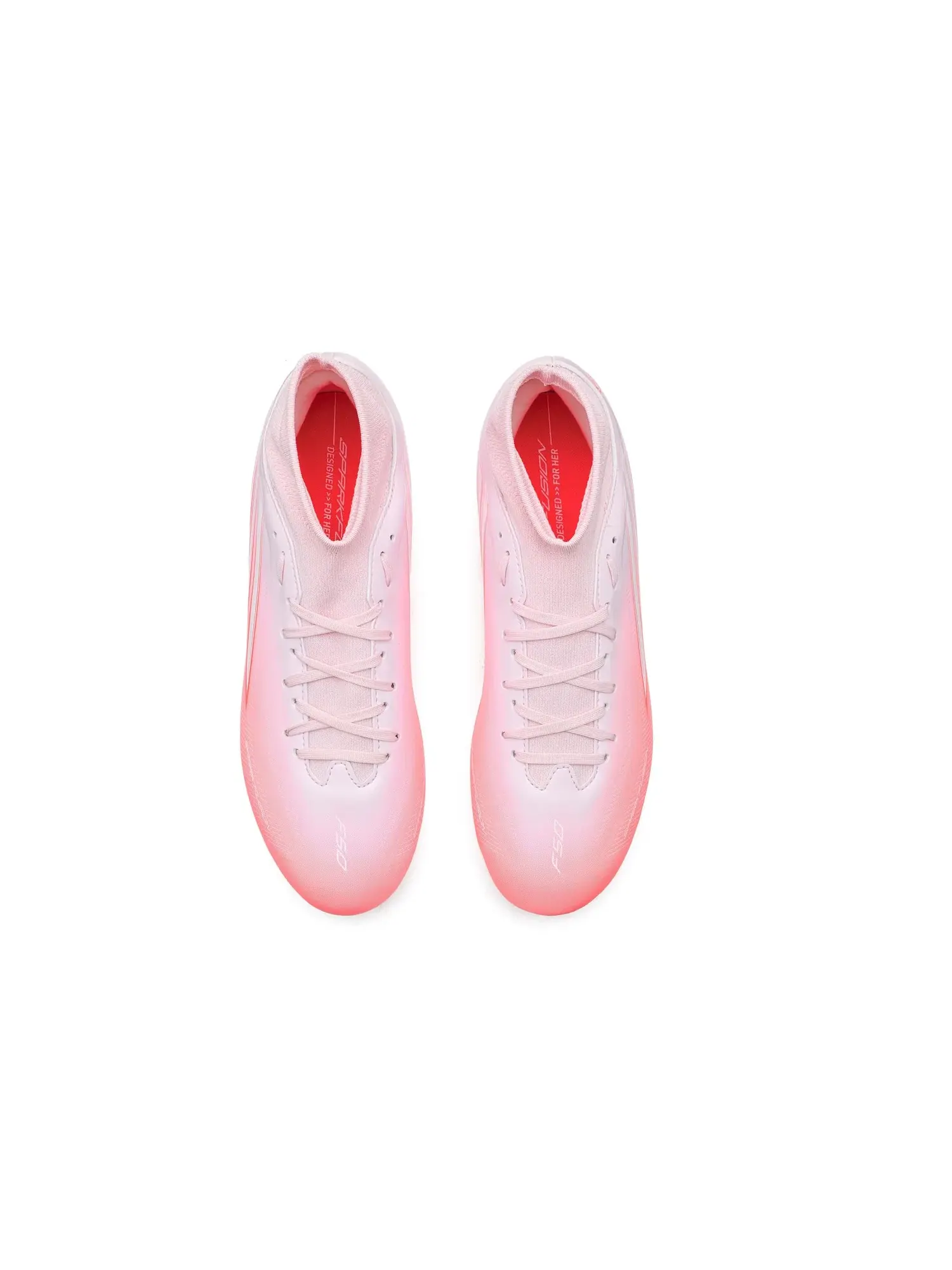 Бутсы F50 Sparkfusion Club Mid Top Firm Ground/Artificial Ground Soccer Cleats Adidas — изображение 2 из 4, белый/розовый
