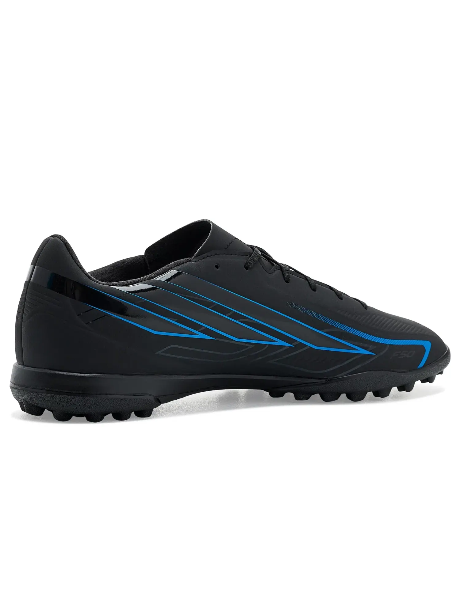 Бутсы F50 Hyperfast Club Turf Soccer Cleats Adidas — изображение 3 из 4, черный/черный/синий