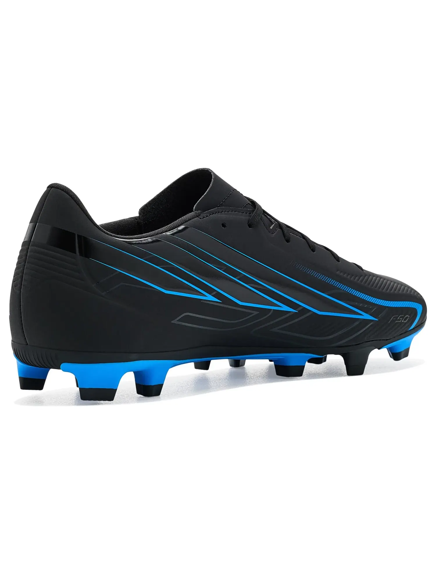 Бутсы F50 Hyperfast Club Firm Ground/Multi Ground Adidas — изображение 3 из 4, черный/черный/синий