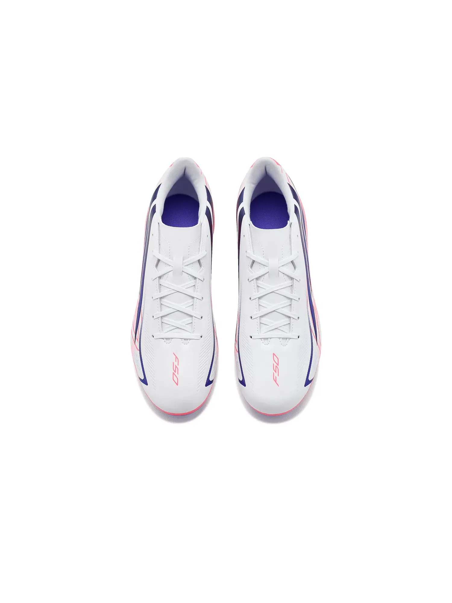 Бутсы F50 Hyperfast Club Firm Ground/Multi Ground Adidas — изображение 2 из 4, белый/фиолетовый