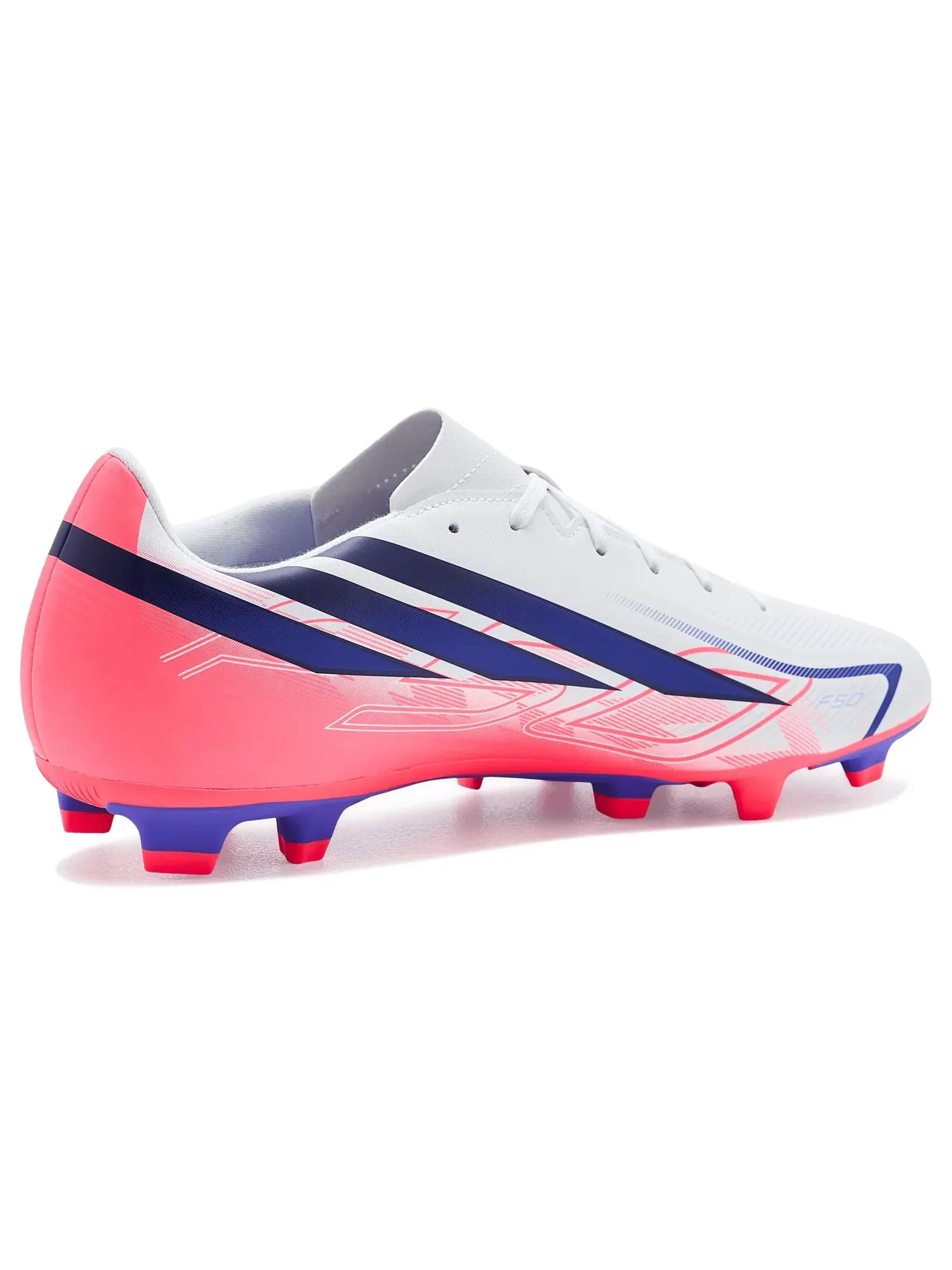 Бутсы F50 Hyperfast Club Firm Ground/Multi Ground Adidas — изображение 3 из 4, белый/фиолетовый