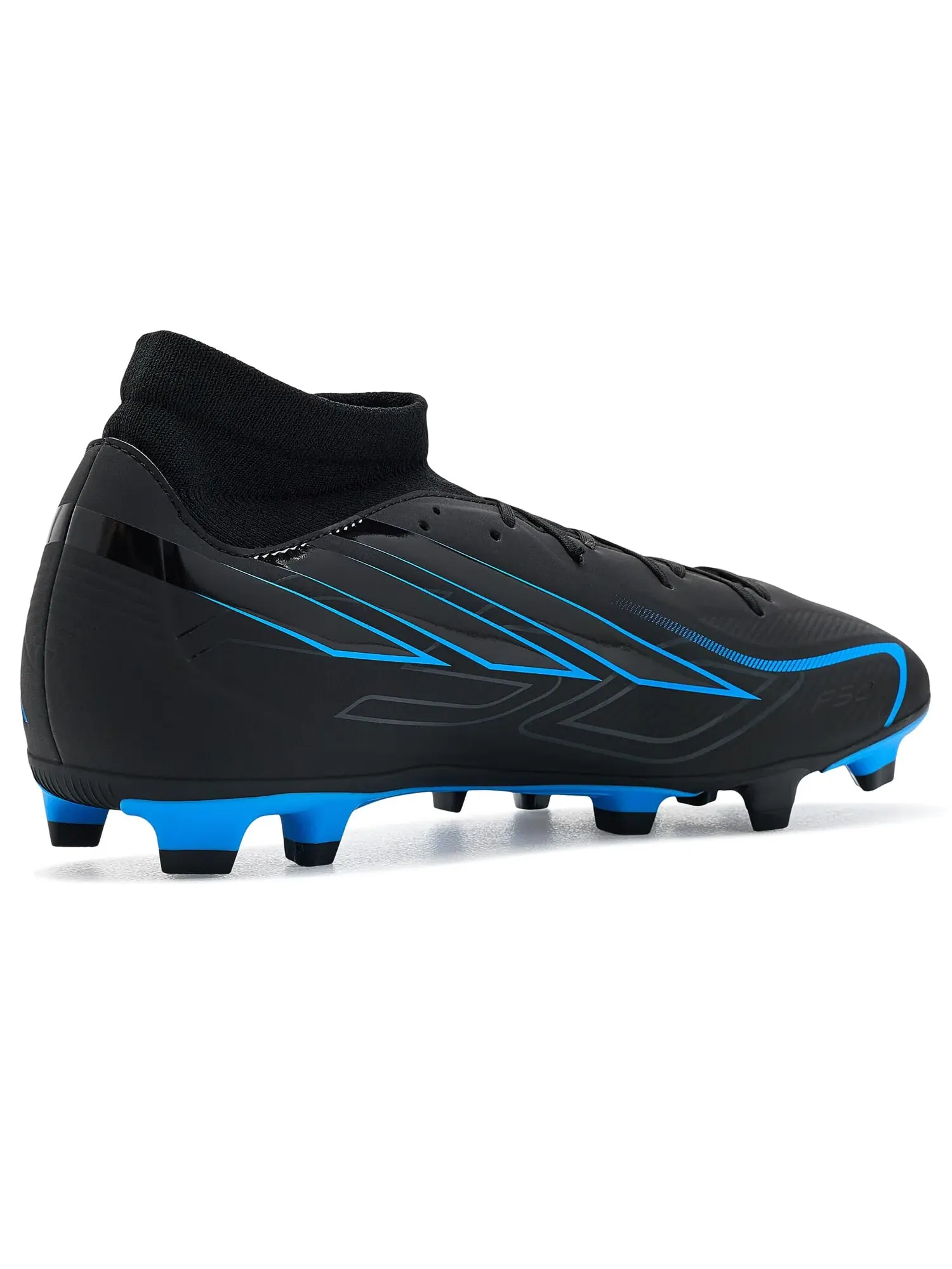 Бутсы F50 Hyperfast Club Mid Top Firm Ground/Multi Ground Adidas — изображение 3 из 4, черный/черный/синий