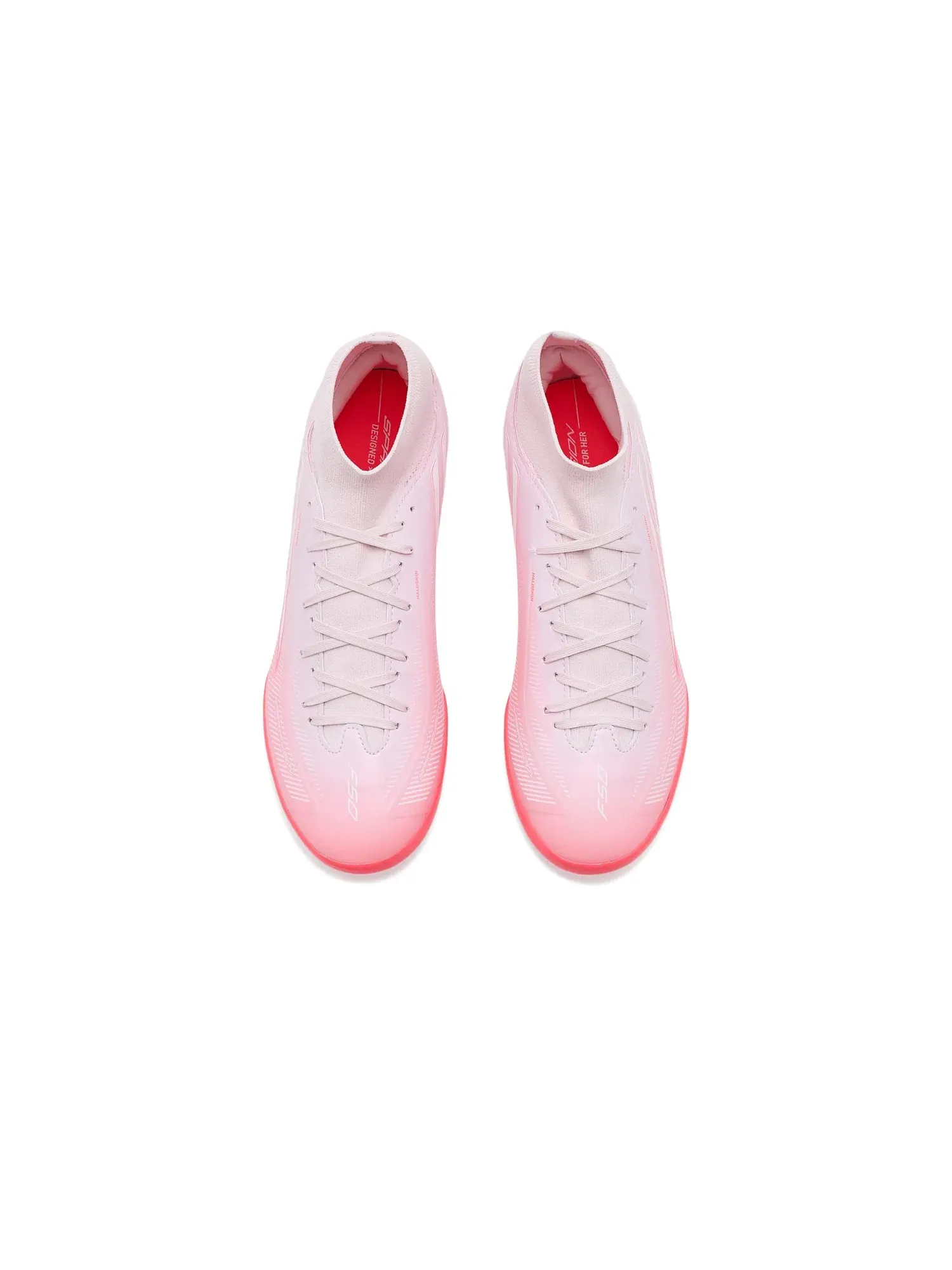 Бутсы F50 Sparkfusion League Mid Top Turf Adidas — изображение 2 из 4, белый/розовый