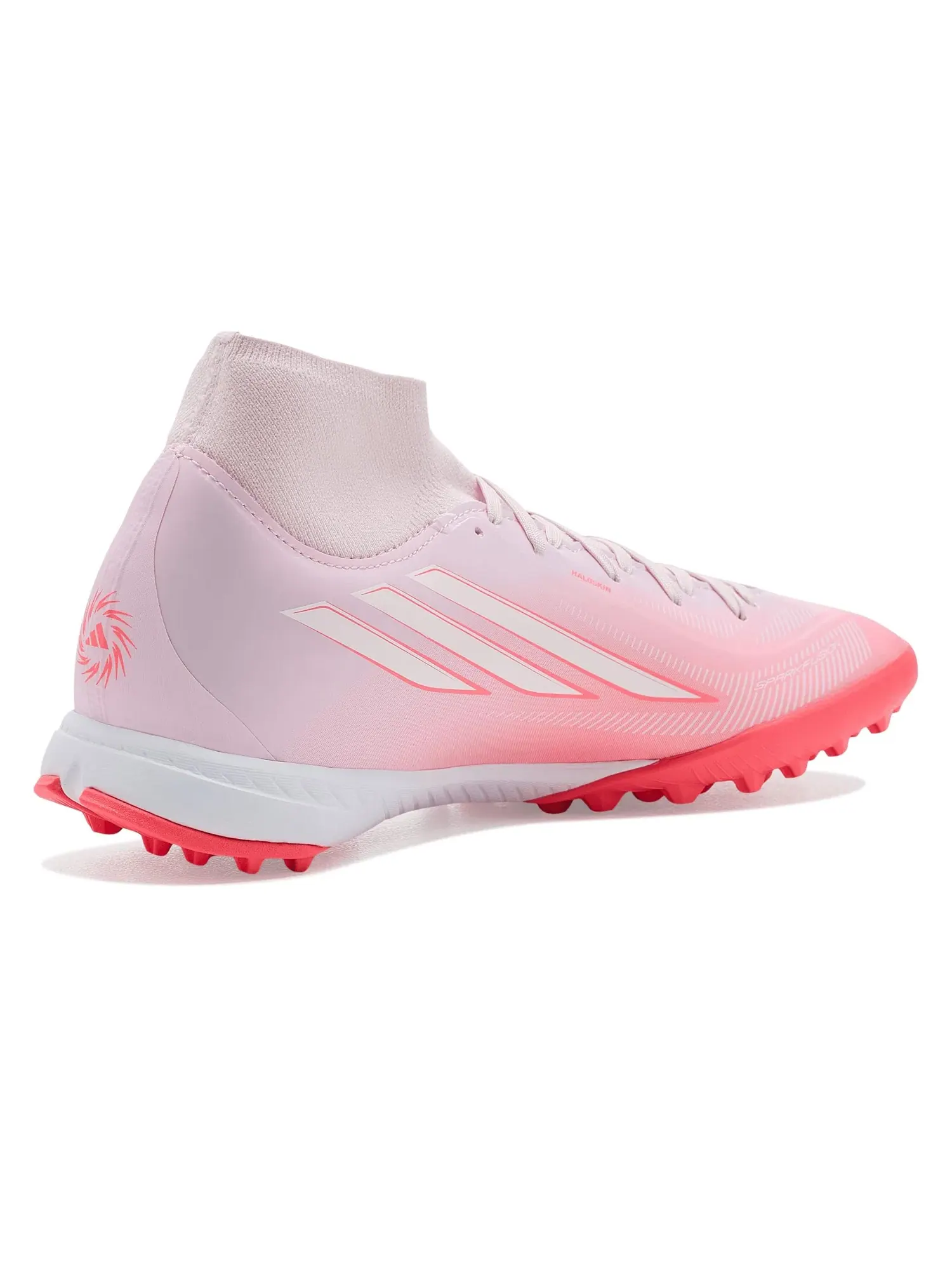 Бутсы F50 Sparkfusion League Mid Top Turf Adidas — изображение 3 из 4, белый/розовый