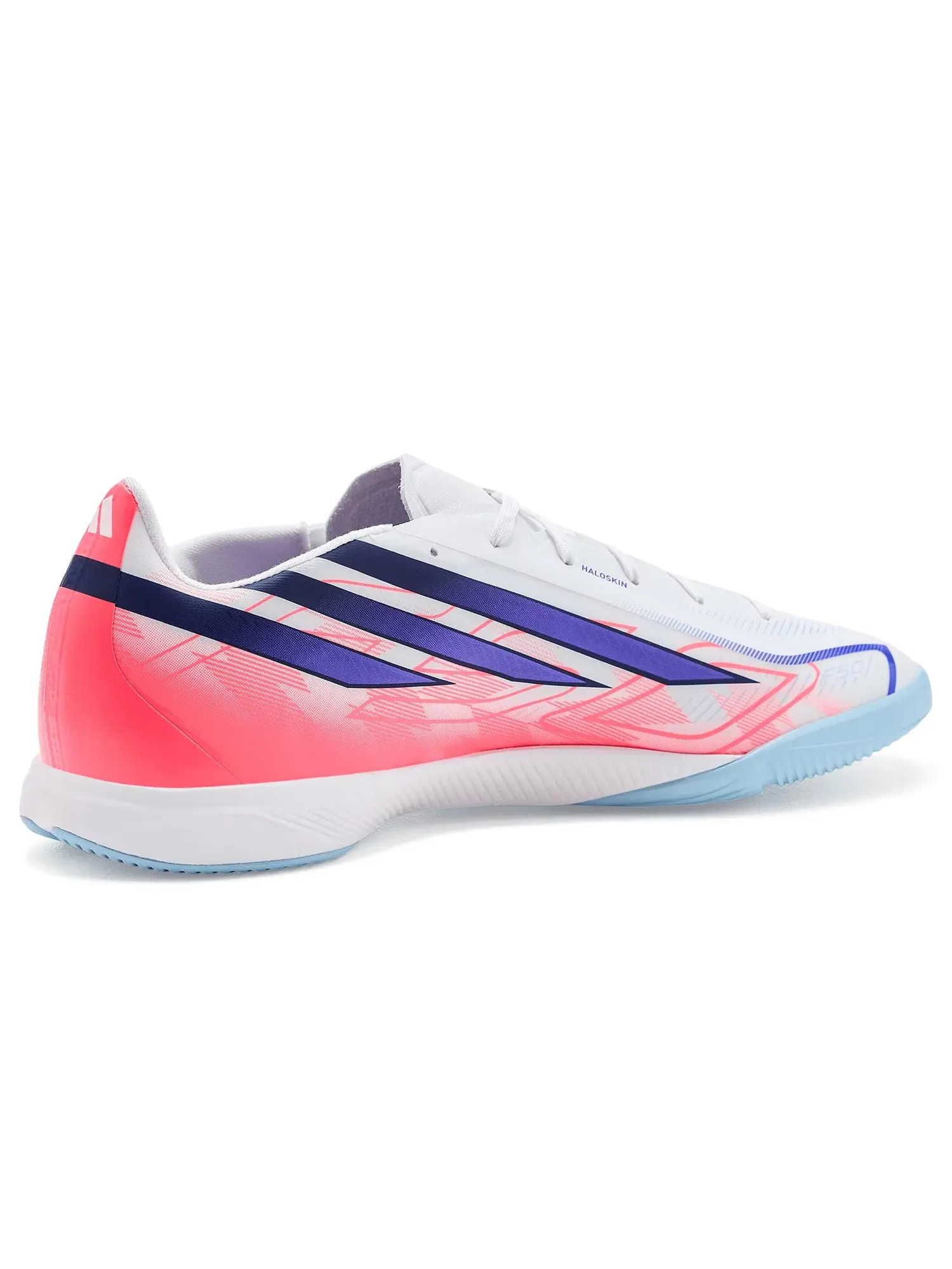 Бутсы F50 Hyperfast League Indoor Adidas — изображение 3 из 4, белый/фиолетовый