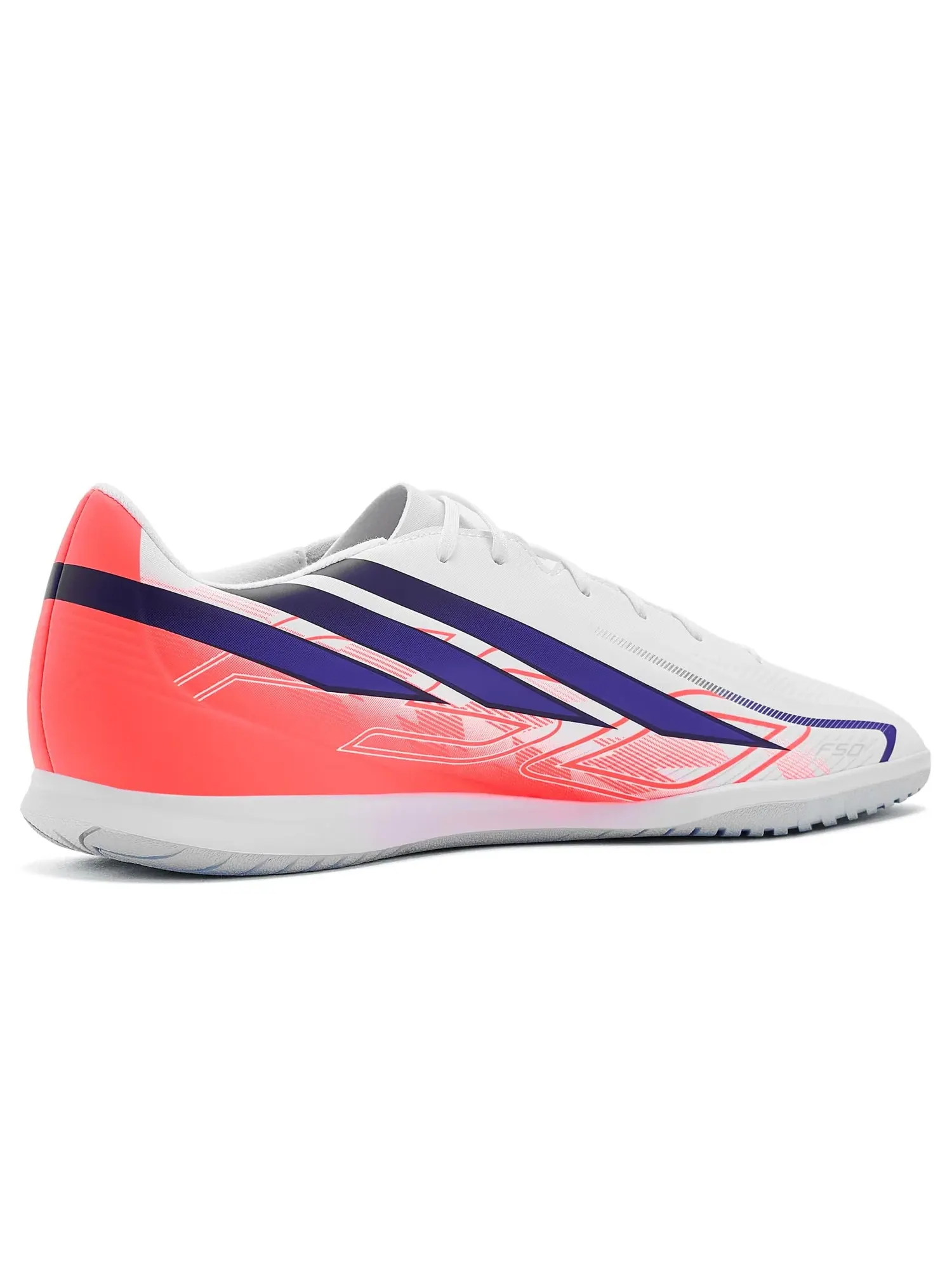 Бутсы F50 Hyperfast Club Indoor Adidas — изображение 3 из 4, белый/фиолетовый