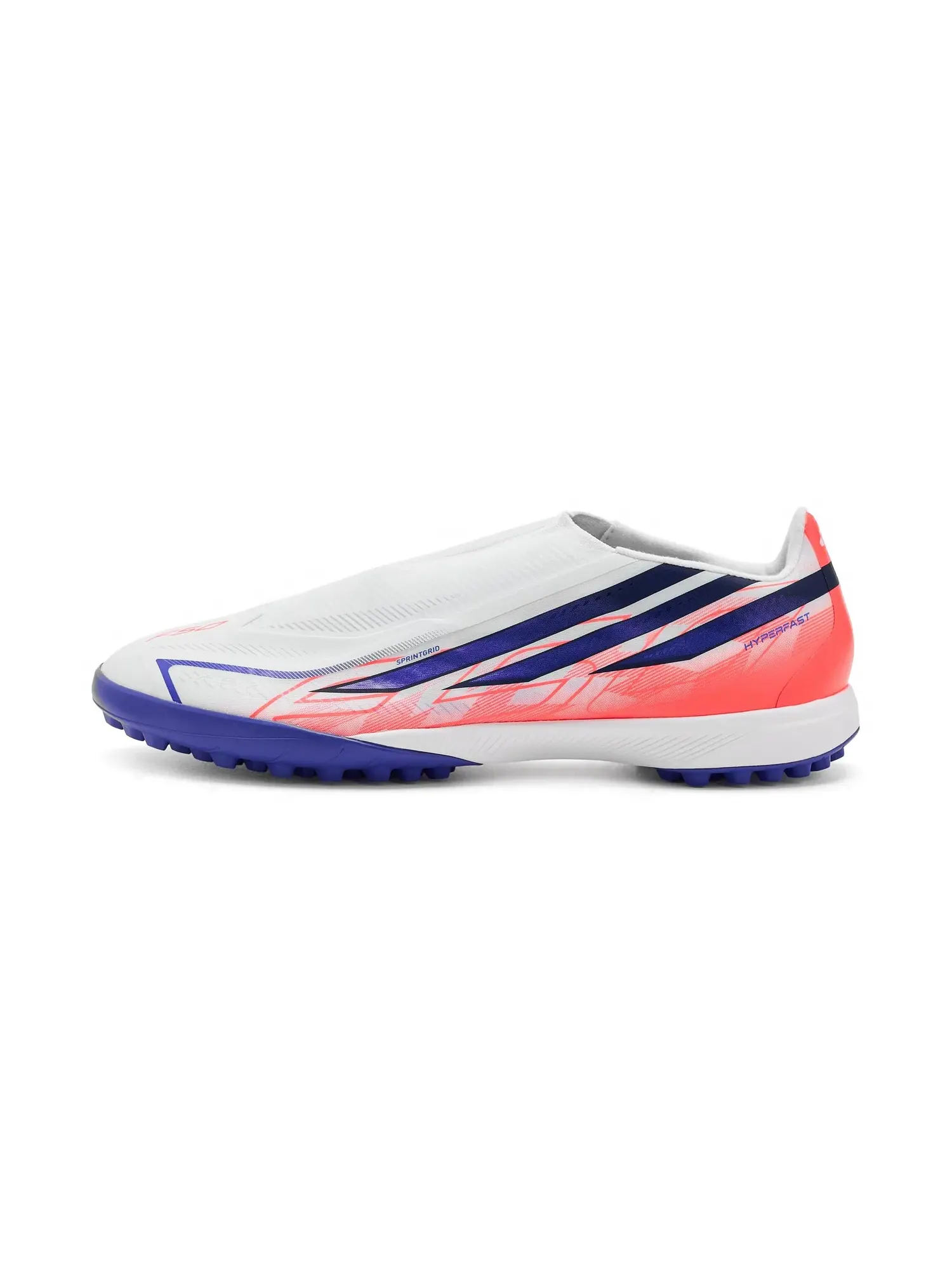 Бутсы F50 Hyperfast League Laceless Turf Adidas — изображение 4 из 4, белый/фиолетовый