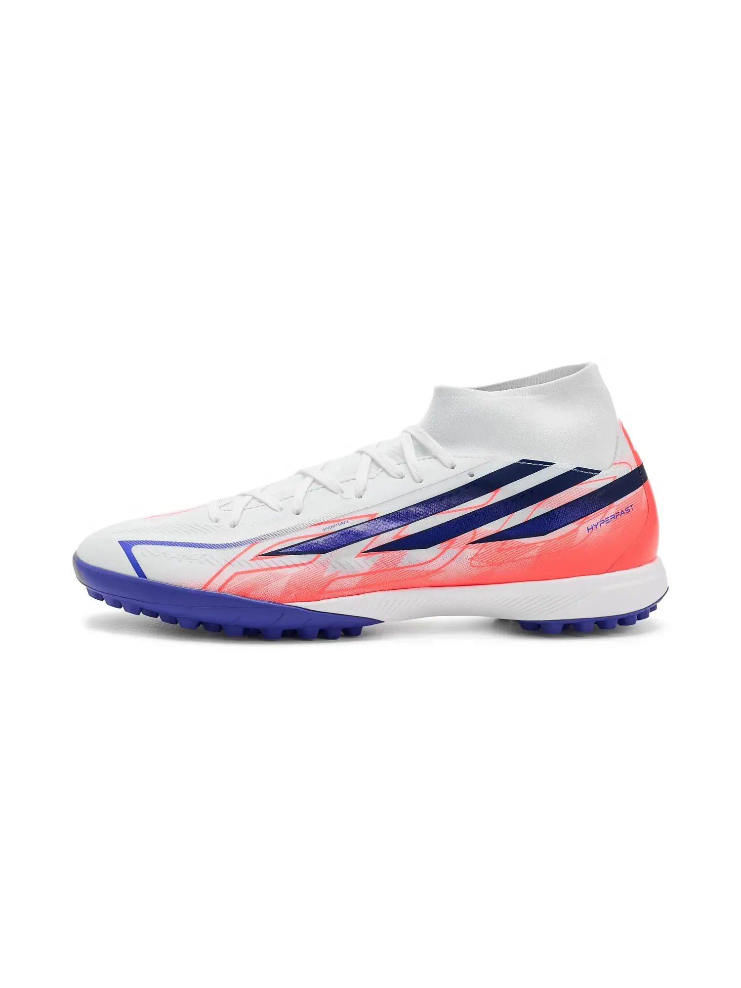 Бутсы F50 Hyperfast League Mid Top Turf Adidas — изображение 4 из 4, белый/фиолетовый
