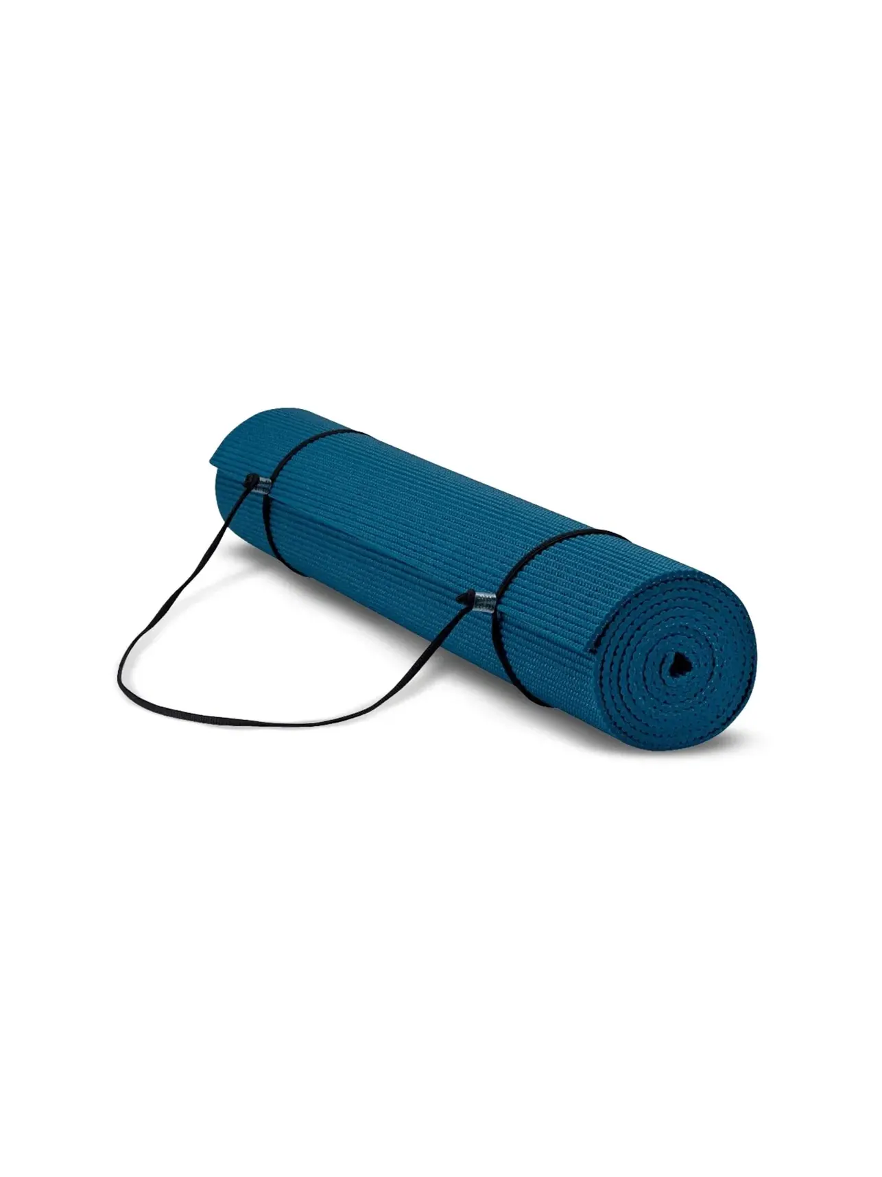 Фитнес-коврик Essentials 6 мм и слинг Gaiam — изображение 2 из 4, темно-синий