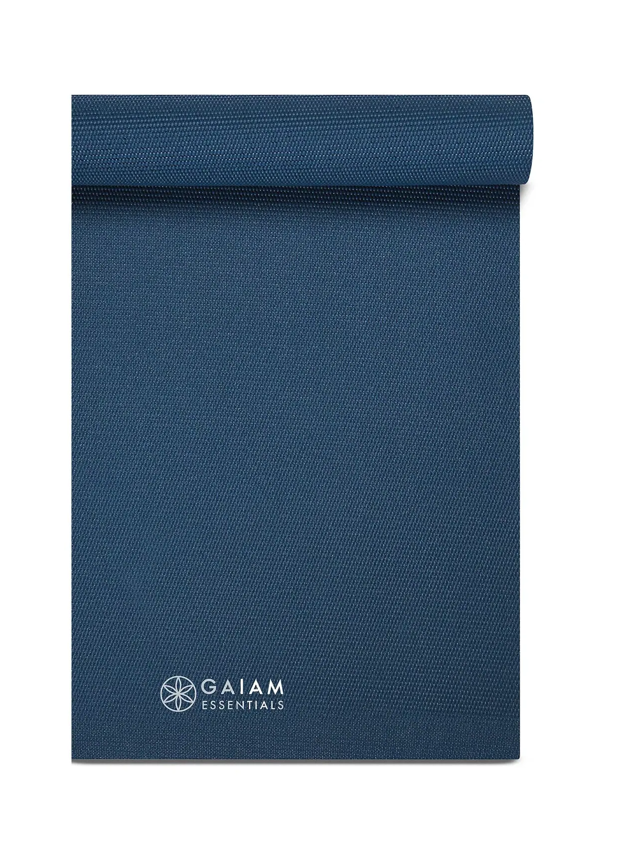 Фитнес-коврик Essentials 6 мм и слинг Gaiam — изображение 3 из 4, темно-синий