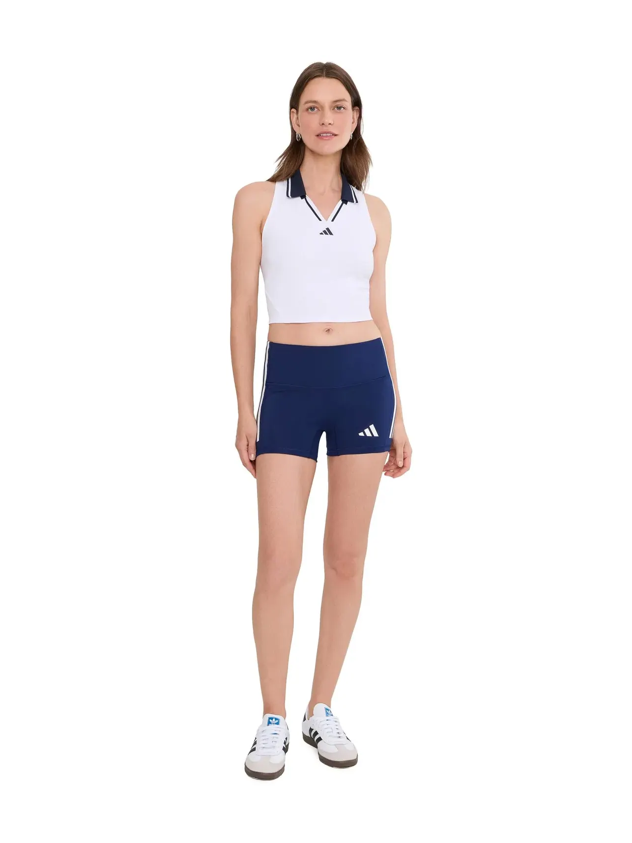 Волейбольные шорты с тремя полосками Adidas — 2