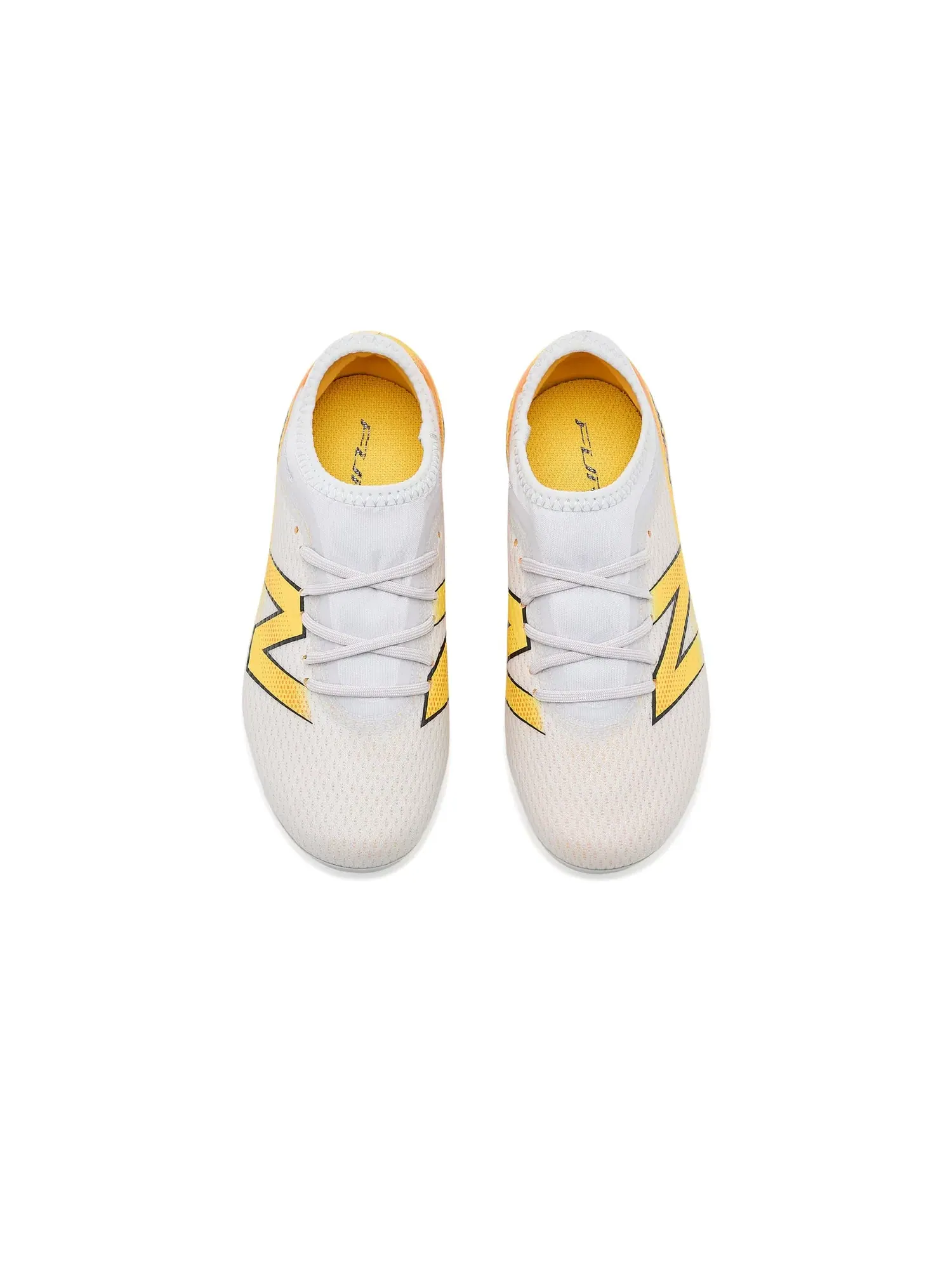 Бутсы Furon Team Junior Fg V9 (для маленьких и больших детей) New Balance Kids — изображение 2 из 4, оранжевый