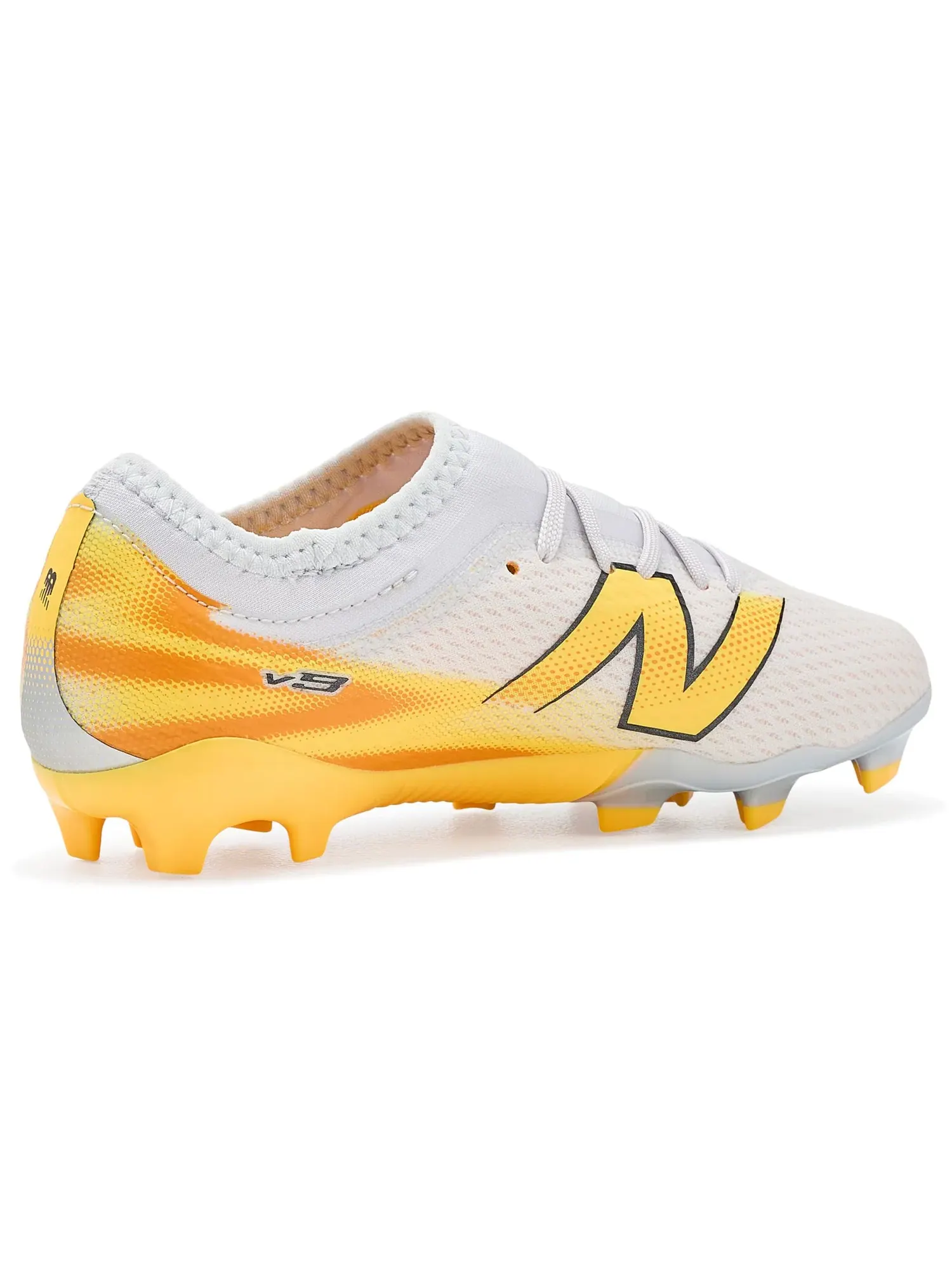 Бутсы Furon Team Junior Fg V9 (для маленьких и больших детей) New Balance Kids — изображение 3 из 4, оранжевый