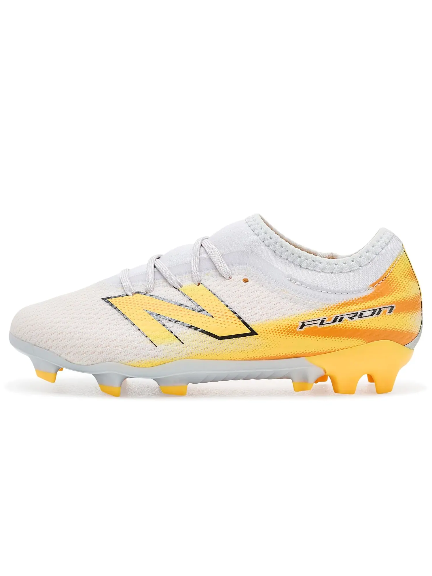 Бутсы Furon Team Junior Fg V9 (для маленьких и больших детей) New Balance Kids — изображение 4 из 4, оранжевый